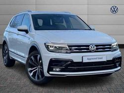 White Used 2020 VW Tiguan Allspace R-line SUV | £25,390 (Fair price)