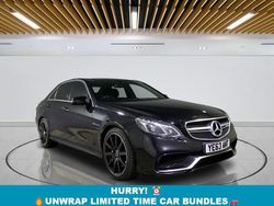 Black Used 2016 Mercedes E63 AMG AMG Sedan | £20,349
