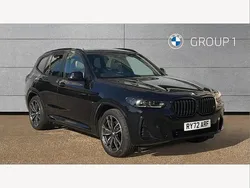 Black Used 2022 BMW X3 M Sport SUV | £38,995 (Expensive)