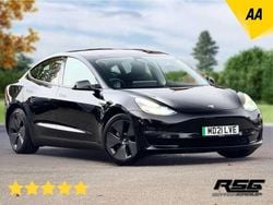Black Used 2021 Tesla Model 3 Long Range AWD Sedan | £17,495 (Fair price)