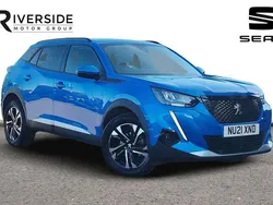Vertigo blue Used 2021 Peugeot 2008 Allure Premium SUV | £15,990 (Fair price)