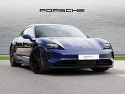 Gentian blue metallic Used 2023 Porsche Taycan GTS Sport Turismo Sedan | £71,990