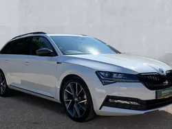 White Used 2024 Skoda Superb SportlinePlus Estate | £28,902 (Fair price)