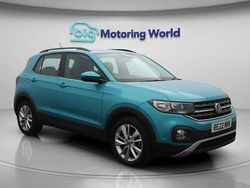 Turquoise Used 2022 VW T-Cross SE SUV | £12,075 (Fair price)