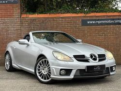 Silver Used 2008 Mercedes SLK55 AMG Cabriolet | £15,995