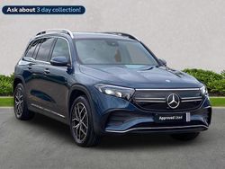 Blue Used 2022 Mercedes EQB350 AMG Line Premium SUV | £28,749 (Fair price)