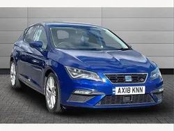 Mystery blue Used 2018 Seat Leon FR Hatchback | £9,990 (Fair price)