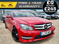 Red Used 2014 Mercedes C180 Sport Edition Coupe | £9,990 (Good price)