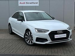 Glacier white metallic Used 2021 Audi A4 Sport Sedan | £21,985