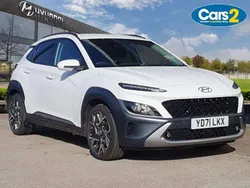 White Used 2021 Hyundai Kona Premium SUV | £16,591 (Fair price)