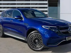 Blue Used 2021 Mercedes EQC400 AMG Line Premium Plus SUV | £28,288 (A bit pricey)