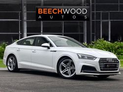 White Used 2018 Audi A5 Sportback S-Line Hatchback | £14,250 (Fair price)