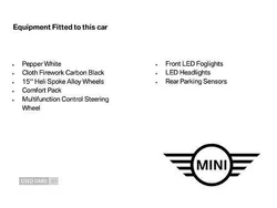 White Used 2020 Mini ONE Classic Hatchback | £13,495 (Fair price)