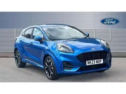 Blue Used 2023 Ford Puma Gen-E ST-Line X SUV | £17,216 (Fair price)