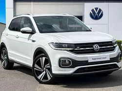 White Used 2020 VW T-Cross R-line SUV | £17,489 (Fair price)