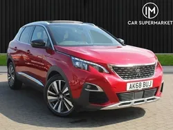 Red Used 2019 Peugeot 3008 Premium SUV | £13,985 (Fair price)