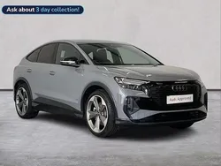Grey Used 2025 Audi Q4 Sportback e-tron Black Edition SUV | £41,027