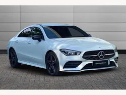 Digital white Used 2023 Mercedes CLA180 AMG Line Premium Sedan | £25,995 (Fair price)