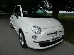 Bosso nova white Used 2015 Fiat 500 Lounge Hatchback | £4,990 (Fair price)