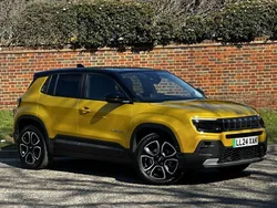 Yellow/black Used 2024 Jeep Avenger EV SUV | £21,399 (Fair price)
