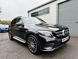 Black Used 2017 Mercedes GLC350 AMG line Estate | £22,650 (A bit pricey)