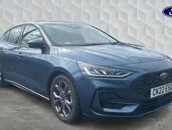 Blue Used 2022 Ford Focus ST-Line Hatchback | £17,245 (Fair price)