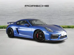 Sapphire blue metallic Used 2015 Porsche Cayman GT4 Coupe | £64,900 (Good price)