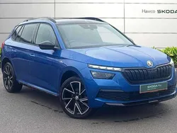 Race blue metallic Used 2022 Skoda Kamiq Monte Carlo SUV | £19,495 (A bit pricey)