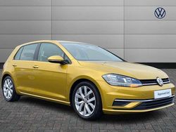Yellow Used 2017 VW Golf VII SE Hatchback | £9,999 (Fair price)