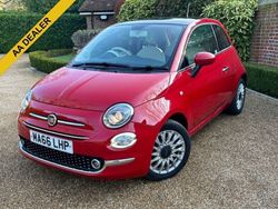 Red Used 2016 Fiat 500 Lounge Hatchback | £5,995 (Fair price)