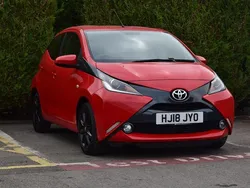 Red Used 2018 Toyota Aygo x-style Hatchback | £10,372 (Fair price)