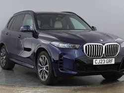 Blue Used 2023 BMW X5 M Sport SUV | £52,491 (Good price)