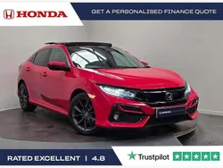 Red Used 2022 Honda Civic EX Hatchback | £18,465 (Fair price)