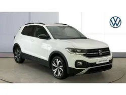 White Used 2021 VW T-Cross Black Edition SUV | £15,058 (Fair price)