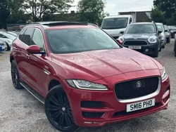 Red Used 2016 Jaguar F-Pace Portfolio SUV | £10,995 (Fair price)