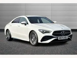 White Used 2024 Mercedes CLA180 AMG Line Premium Sedan | £28,990 (Fair price)