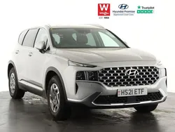 Silver Used 2021 Hyundai Santa Fe Premium SUV | £27,699 (Good price)