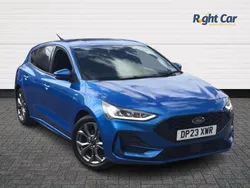 Blue Used 2023 Ford Focus ST-Line Hatchback | £14,299 (Fair price)