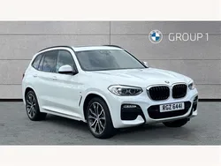 White Used 2019 BMW X3 M Sport SUV | £26,340 (Fair price)