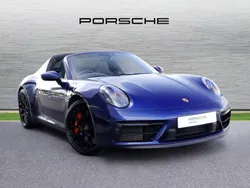Gentian blue metallic Used 2022 Porsche 911 Targa 4 Cabriolet | £115,990