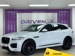 White Used 2019 Jaguar F-Pace R-Sport SUV | £19,200 (Fair price)