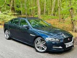 Blue Used 2017 Jaguar XE R-Sport Sedan | £14,889 (Fair price)