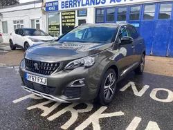 Grey Used 2017 Peugeot 3008 Allure Hatchback | £9,995 (Fair price)