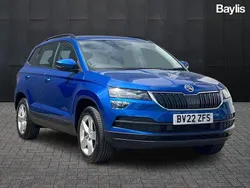Blue Used 2022 Skoda Karoq SE SUV | £15,495 (Fair price)