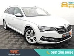 White Used 2021 Skoda Superb SE L Estate | £14,499 (Fair price)