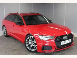 Red Used 2021 Audi A6 Black Edition Estate | £24,995 (Fair price)