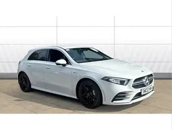 White Used 2020 Mercedes A35 AMG Executive Hatchback | £21,531 (A bit pricey)