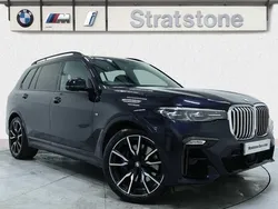 Black Used 2021 BMW X7 M Sport SUV | £51,993 (Good price)