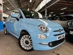 Blue Used 2015 Fiat 500 Lounge Hatchback | £5,495 (Fair price)
