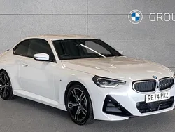 Mineral white Used 2024 BMW 220 M Sport Coupe | £29,950 (Super price)